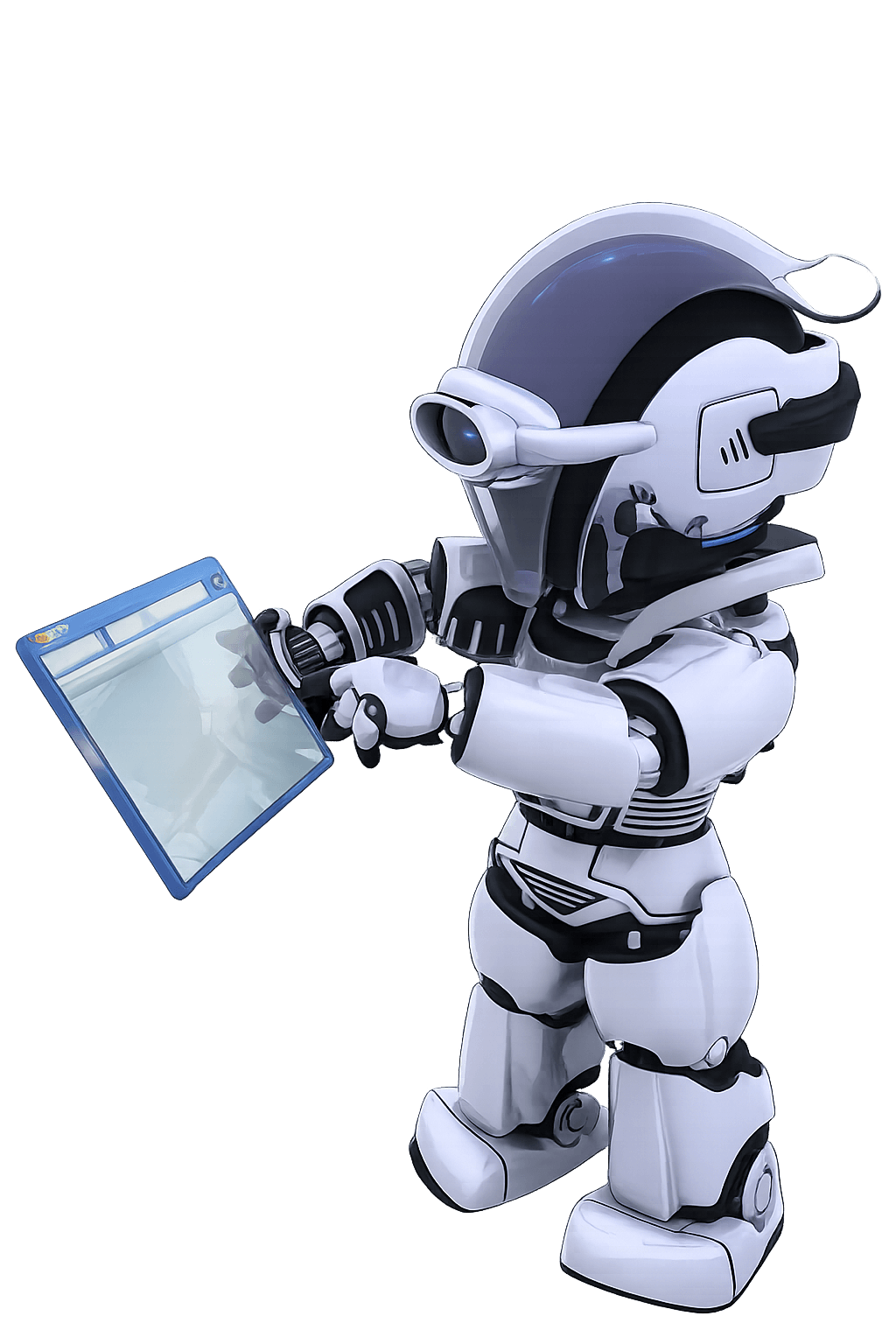 Professional services robot illustration