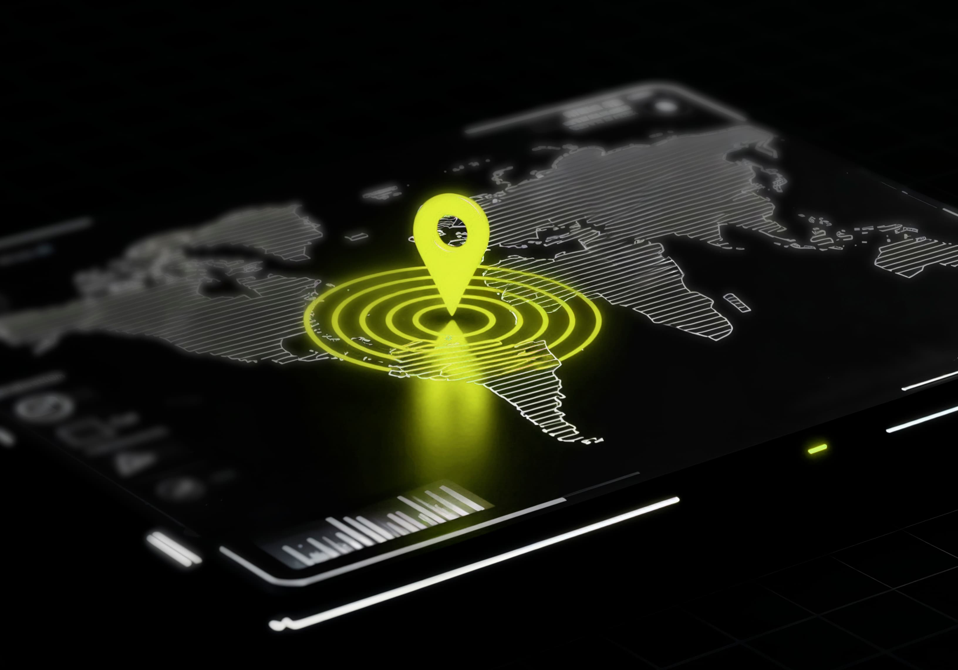 Real-time location tracking interface